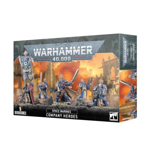 Games Workshop - Warhammer 40.000 - Space Marines: Company Heroes (Edition 2023), Blau von Games Workshop