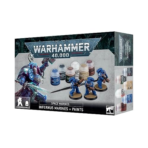 Warhammer 40k - Space Marines - Infernus Marines + paints von Games Workshop