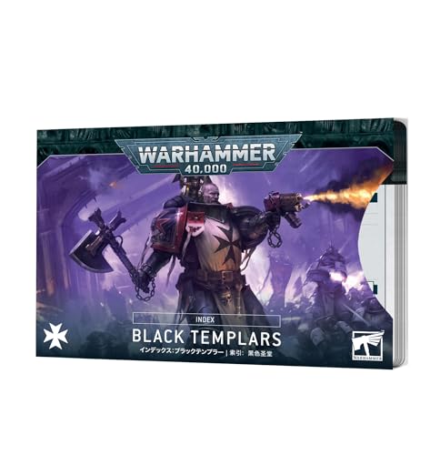 Games Workshop - Warhammer 40.000: Karteikarten - Schwarze Templer (10. Ausgabe) von Games Workshop