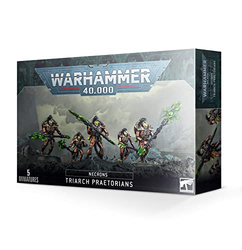 Games Workshop Warhammer 40K (40.000): Necrons - Triarch Praetorians, Grau von Games Workshop