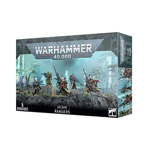 Games Workshop Warhammer 40k - Aeldari Rangers, Schwarz von Games Workshop