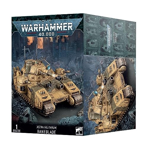 Games Workshop Warhammer 40k - Astra Militarum Baneblade (2023), Schwarz von Games Workshop