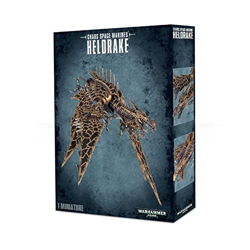 Games Workshop Warhammer 40k - Heldrake: Chaos Space Marines, Schwarz von Games Workshop