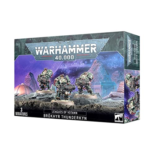 Games Workshop Warhammer 40k - Ligues de Votann Tonnekog Brokhyr, 69-08, Schwarz von Games Workshop