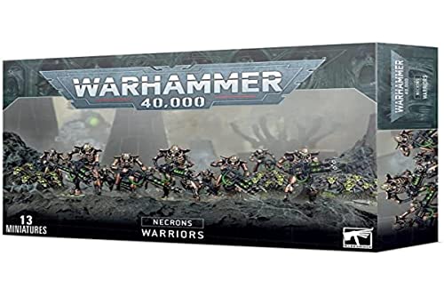 Games Workshop Warhammer 40k - Necron Warriors, Schwarz von Games Workshop