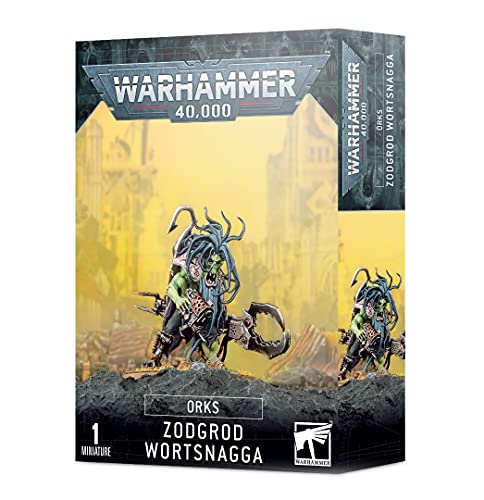 Games Workshop Warhammer 40k - Orks Zodgrod Wortsnagga, Schwarz von Games Workshop