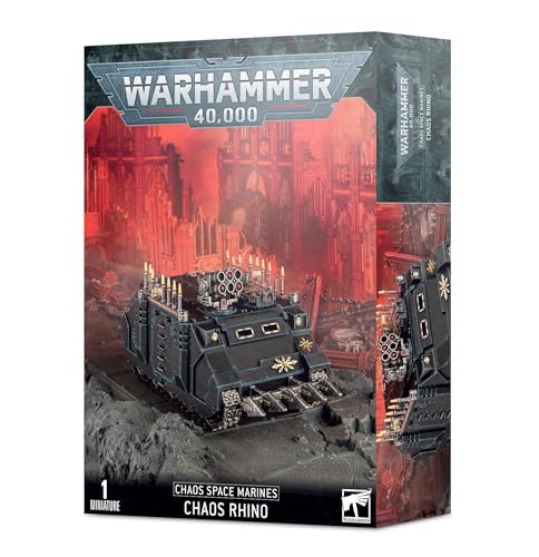 Games Workshop Warhammer 40k - Space Marine du Chaos Rhino (2019) 99120102092 Schwarz von Games Workshop