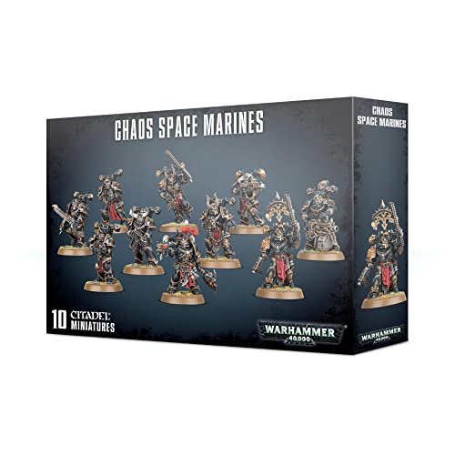 Games Workshop Warhammer 40k - Space Marine du Chaos Squad (2019), Mehrfarbig von Games Workshop