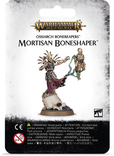 Warhammer Age of Sigmar - Ossiarch Bonereapers: Mortisan Boneshaper - Kunststoff-Miniatur - Montage erforderlich - Alter 3+, Schwarz von Warhammer Age of Sigmar