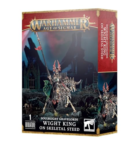 Games Workshop - Warhammer - Age of Sigmar - Soulblight Gravelords Gravelords Gravelords: Wight King On Steed von Warhammer