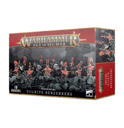 Games Workshop Warhammer AoS - Fyreslayers Vulkite Berzerkers von Games Workshop