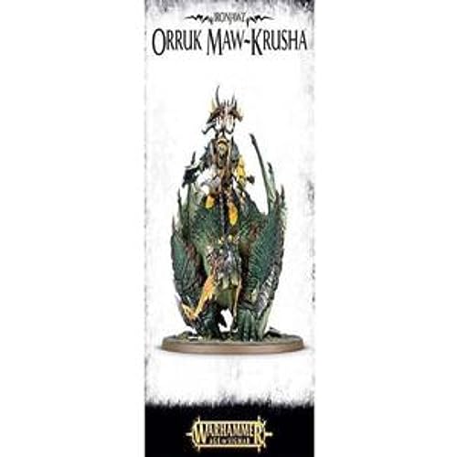 Games Workshop Warhammer AoS - Ironjawz Megaboss auf Maw-krusha, Black von Games Workshop