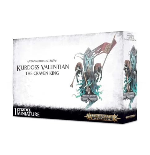 Games Workshop Warhammer AoS - Nighthaunt Kurdoss Valentian, Le ROI Veule von Warhammer Age of Sigmar