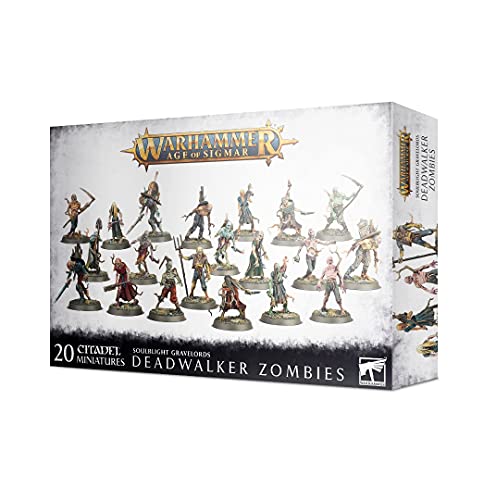 Games Workshop Warhammer AoS - Soulblight Gravelords DeadWalker Zombies, Schwarz von Games Workshop