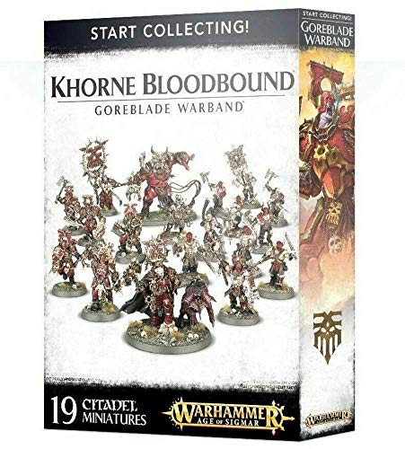 Games Workshop Warhammer AoS - Start Collecting! Khorne Bloodbound Goreblade Warband von Games Workshop