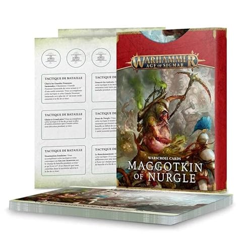 Games Workshop Warhammer AoS - Warscroll Cards Maggotkin of Nurgle (Vf) von Games Workshop