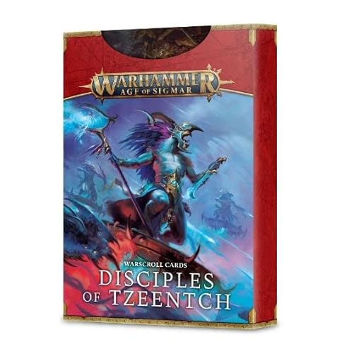 Games Workshop Warhammer AoS - Warscroll Cards: Disciples of Tzeentch (FR) von Games Workshop