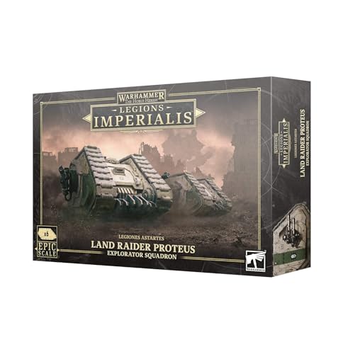 Warhammer Games Workshop Legions Imperialis – Land Raider Proteus Squadron [Epische Skala] von Warhammer