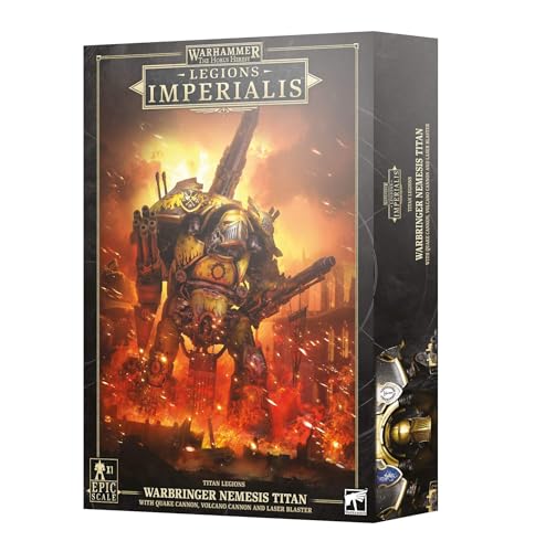 Games Workshop - Warhammer - Legions Imperialis - Warbringer Nemesis Titan mit Quake Cannon, Vulkankanone und Laser Blaster [Epische Skala] von Games Workshop