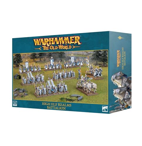 Games Workshop - Warhammer - The Old World - Bataillon: High Elf Realms (Boxed Set) von Games Workshop