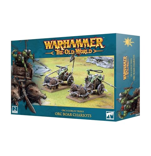 Warhammer Games Workshop The Old World Orc & Goblins: Orc Boar Chariots 09-07 von Warhammer