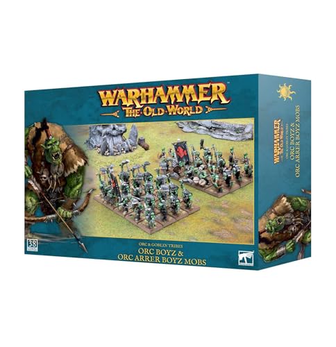 Warhammer Games Workshop The Old World - Orc and Goblin Tribes: Orc Boyz & Orc Arrer Boyz Mobs von Warhammer