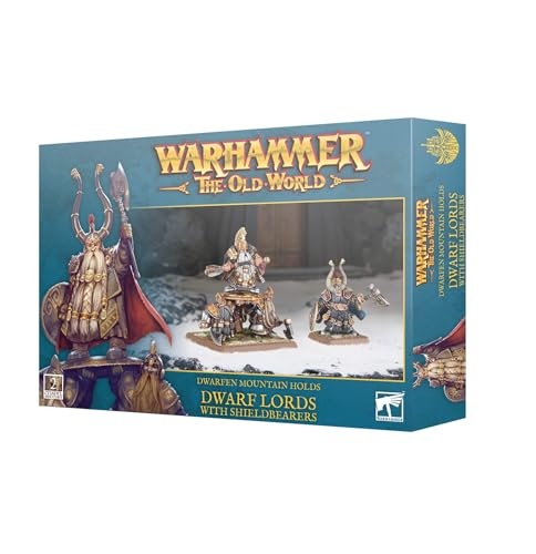 Games Workshop - Warhammer - The Old World - Zwergenberge hält: Zwerglords mit Schildträgern von Games Workshop