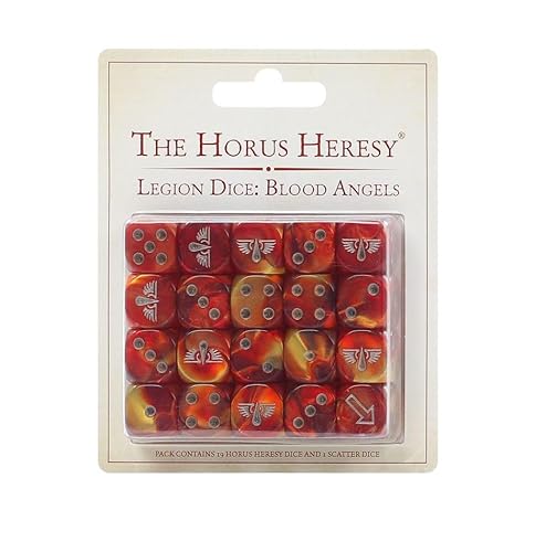 Horus Heresy Blood Angels Legion Dice Set Games Workshop Forgeworld von Games Workshop