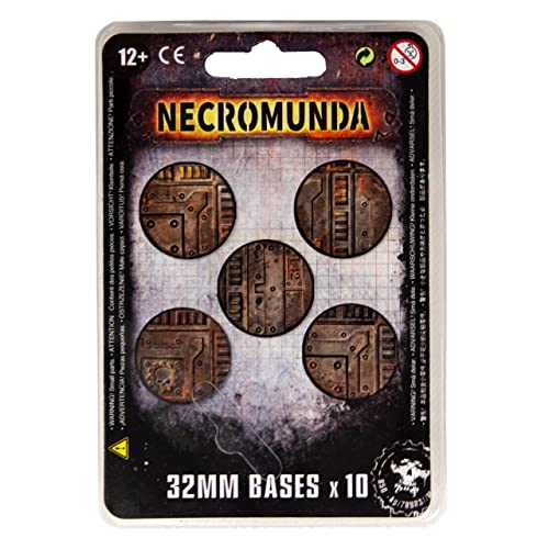 Games Workshop Necromunda+%3A+Sockel+32+mm+%28x10%29 von Games Workshop