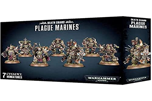 Games Workshop Warhammer 40k – Death Guard Plague Marine 99120102078 Schwarz von Games Workshop