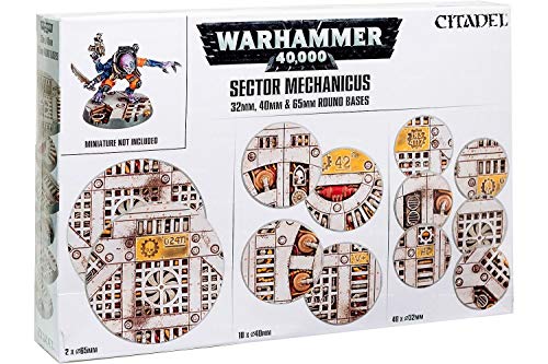 Games Workshop Warhammer 40k – Sector Mechanicus: Industriesockel, Schwarz von Games Workshop