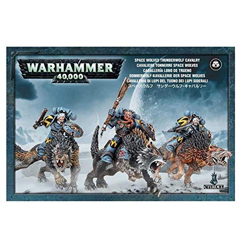 Warhammer+40k+-+Space+Wolf+Thunderwolf+Cavalry von Games Workshop