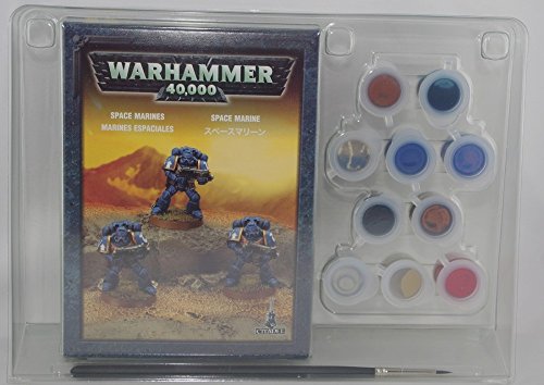 Warhammer 40,000 Games Workshop 3 Space Marines Paint Set von Games Workshop