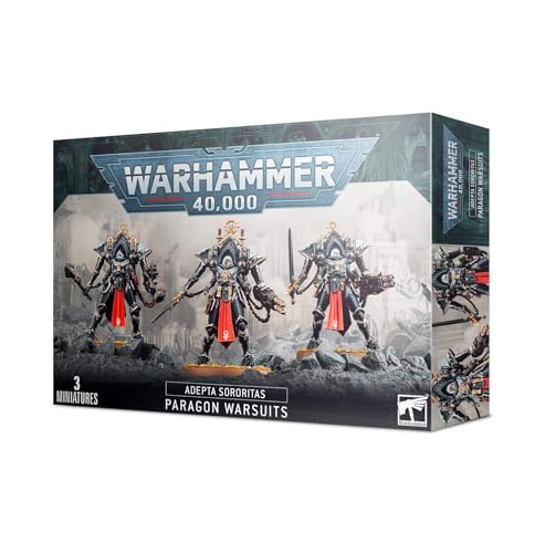 Warhammer 40k - Adepta Sororitas Exo-Harnais Parangon, Schwarz von Games Workshop