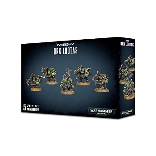 Games Workshop Warhammer 40k - Orks Lootas (2018) GW-50-22 Schwarz von Games Workshop