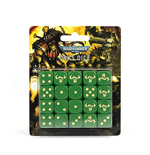 Warhammer 40k - Orks Dice von Games Workshop