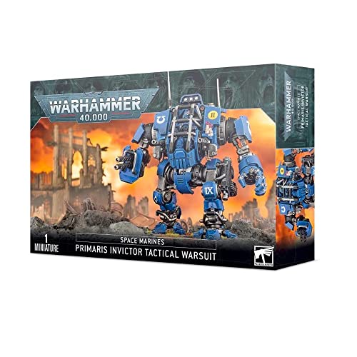 Games Workshop Warhammer 40k - Space Marine Primaris Invictor Tactical Warsuit 48-98 Schwarz von Games Workshop