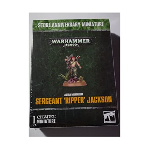 Warhammer 40k: Astra Militarum Sergeant Ripper Jackson LE Figur von Games Workshop