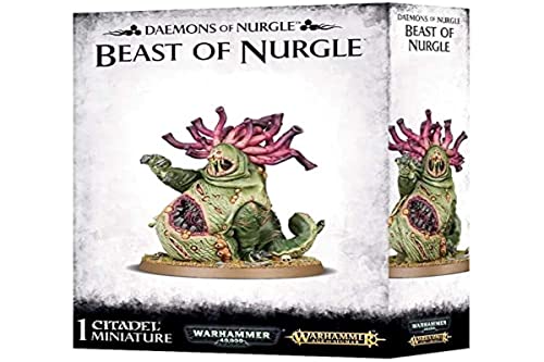 Games Workshop Warhammer AoS - Nurgle Beast, Schwarz von Games Workshop