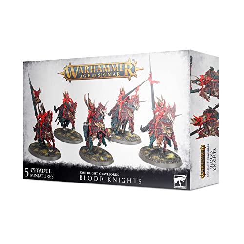Warhammer AoS - Soulblight Gravelords Blood Knights, Schwarz Warhammer AoS - Soulblight Gravelords Blood Knights, Schwarz von Games Workshop