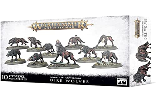 Games Workshop - Warhammer - Age of Sigmar - Soulblight Gravelords: Dire Wolves von Warhammer Age of Sigmar