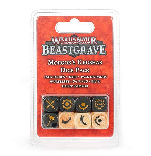 Warhammer Games Workshop Underworlds: Beastgrave - Morgok's Krushas Dice Set von Games Workshop