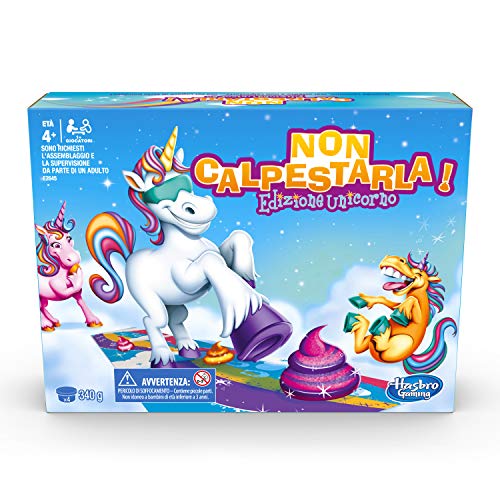 Hasbro Gaming Don't Step On It! Unicorn Edition, Multicoloured, E2645457[Exklusiv bei Amazon] von Games