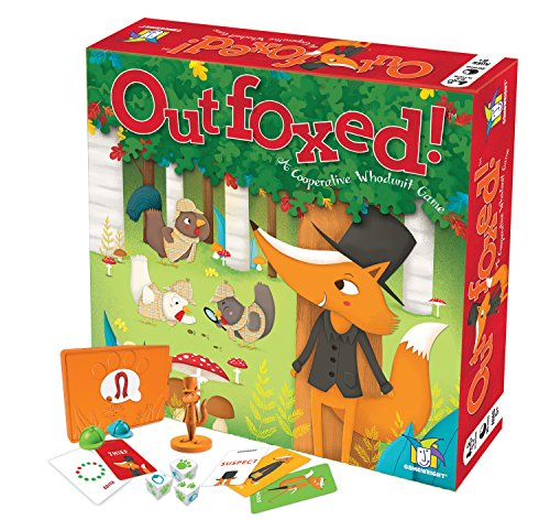 Gamewright , Outfoxed! Game, Board Game, Ages 5+, 2-4 Players, 20 Minutes Playing Time von Gamewright