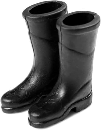 Miniatur Regenstiefel für Puppenhaus, 1:12 Maßstab, Schwarz, 1 Paar Miniatur Regenstiefel für Puppenhaus, 1:12 Maßstab, Schwarz, 1 Paar von Gammaeon