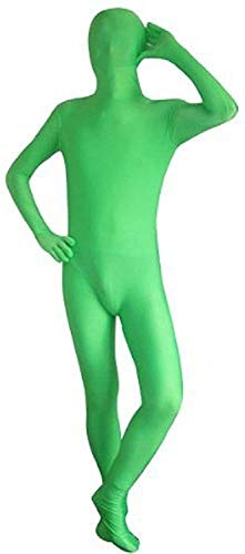 Gaoin Herren und Damen Lycra Spandex Ganzkörper-Kostüme Cosplay Bodysuits - Grün - Small von Gaoin