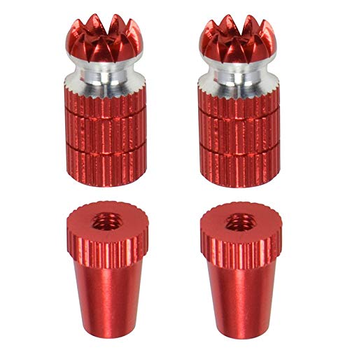 Gaoominy Aluminium RC Sender Stick Ends Controller Daumen Rocker M3 Gewinde für TX / FrSky / DX6I DX7S DX8 DX9 Taranis, Rot von Gaoominy