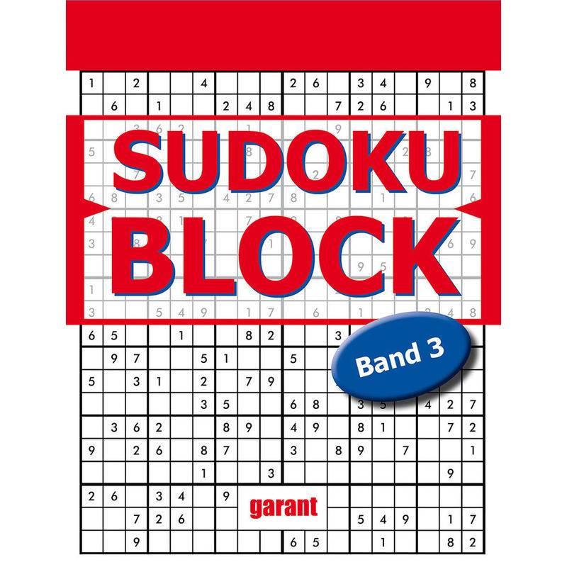 Sudoku Block.Bd.3 von Garant, Renningen