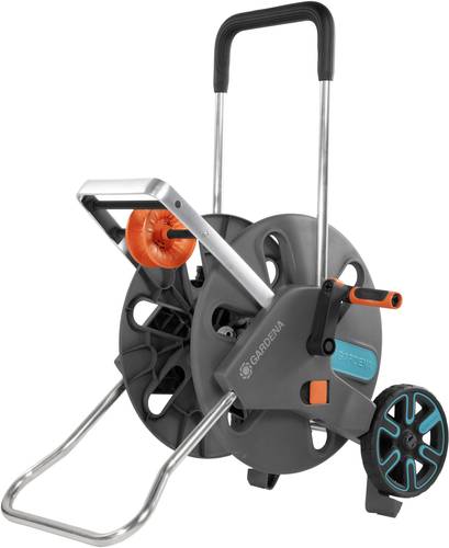 GARDENA 18520-20 CleverRoll L Easy Schlauchwagen 1 St. Grau, Türkis, Orange von Gardena