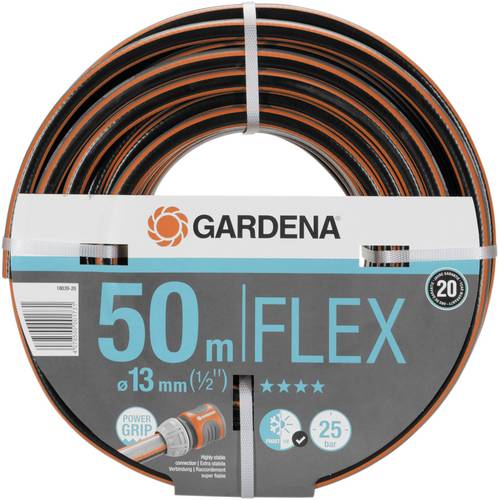 Gardena Comfort FLEX 18039-20 13mm 50m 1/2 Zoll 1 St. Schwarz, Orange Gartenschlauch von Gardena